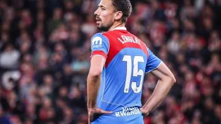 Clement Lenglet, durante el partido de San Mamés