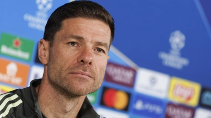 Xabi Alonso, en la rueda de prensa previa al recibir al Manchester City