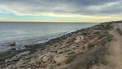 Playa de Garrucha donde apareció el cadáver del niño