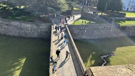 Visitantes en la Ciudadela de Jaca