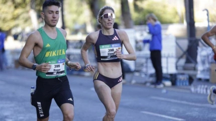 Elena Congost voló en la última Maratón de Valencia