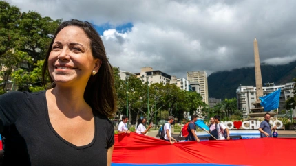 Caracas, Miranda, Venezuela: María Corina Machado, política venezolana