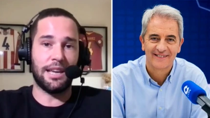 Mario Suárez y Manolo Lama