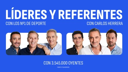 Líderes y referentes: COPE sigue imparable en la última ola del EGM de 2025