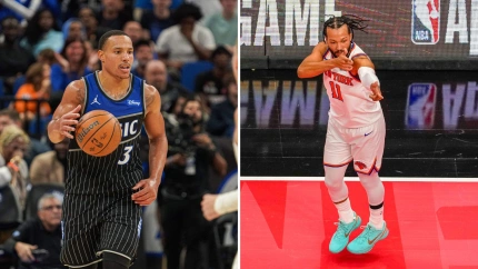 Desmond Bane y Jalen Brunson protagonizaron las victorias de Magic y Knicks.