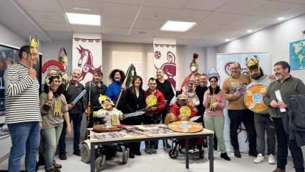 El nuevo calendario de Aspace ha contado con la colaboración de Tierraquemada que ha hecho posible recrear el espíritu numantino que impregna la publicación