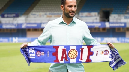 Dani Vidal, durante su presentación.