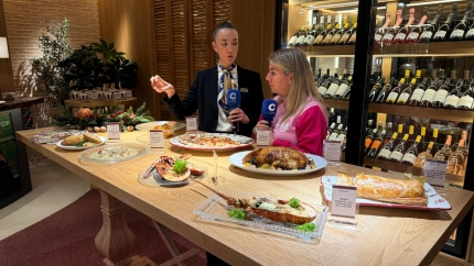 Otro momento del reportaje de esta Navidad en el Corte Inglés