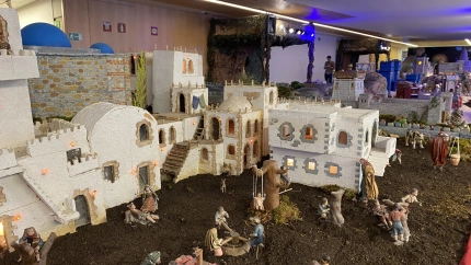 Así es el Belén Monumental del Ejército en Burgos