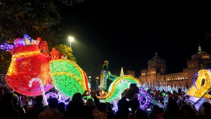 La cabalgata de Papá Noel corta el centro de Valladolid este sábado: consulta las calles y horarios
