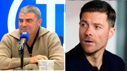 Manolo Sanchís y Xabi Alonso