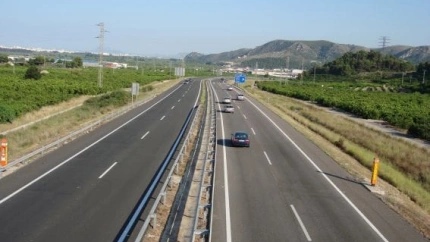 Imagen archivo de la AP-7 a la altura de Dénia