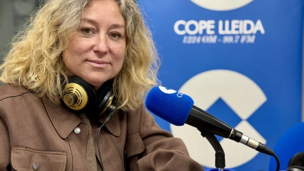 Pilar Bosch, regidora de cultura de l'Ajuntament de Lleida, als estudis de COPE Lleida