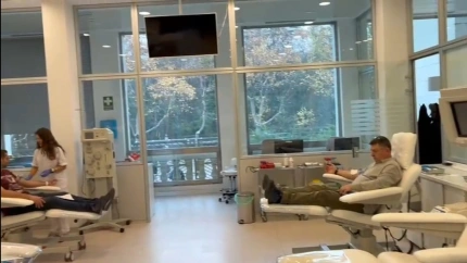 Herrera en COPE Castilla y León se cuela en el centro de Hemoterapia y hemodonación para conocer de cerca cómo es el proceso de donación de sangre