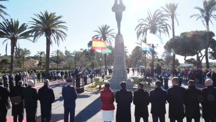 (Foto de ARCHIVO)Acto de celebración del vuelo del hidroavión 'Plus Ultra' en La Rábida en una imagen de archivo.REMITIDA / HANDOUT por AYUNTAMIENTO DE PALOS DE LA FRONTERAFotografía remitida a medios de comunicación exclusivamente para ilustrar la noticia a la que hace referencia la imagen, y citando la procedencia de la imagen en la firma16/1/2024