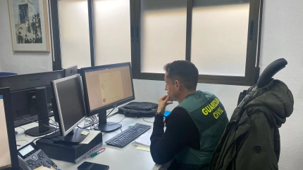 Guardia Civil trabajando en ciberestafas