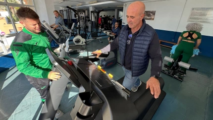 Almuñécar, cinta de correr del Gimnasio