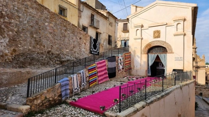 Entrada a la Casa del Artesano de Lorca, en el edificio histórico del Pósito de Panaderos
