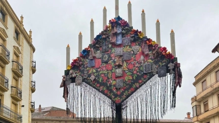 Un ramo leonés colocado en Zamora