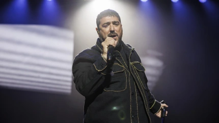 Antonio Orozco, en su último concierto en el Movistar Arena de Madrid