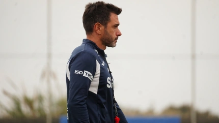Adrián Colunga, entrenador del Real Murcia
