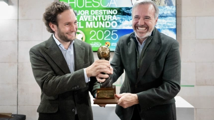 El presidente del Gobierno de Aragón y de la DPH