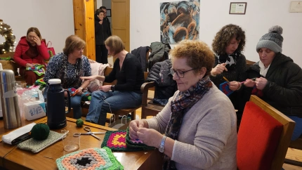 Árbol de Navidad de Ganchillo elaborado en Moradillo de Roa