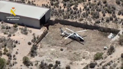 Detenidas seis personas por introducir hachís desde Marruecos utilizando helicópteros.GUARDIA CIVIL