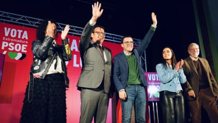 Mitin del PSOE de Extremadura en Badajoz