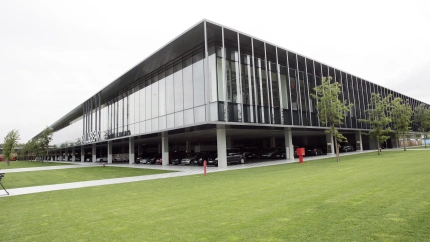 Vista de las oficinas centrales de Pull&Bear en Narón, en el polígono de Río do Pozo