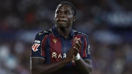 El delantero del Levante suma cinco goles esta temporada con la camiseta granota.