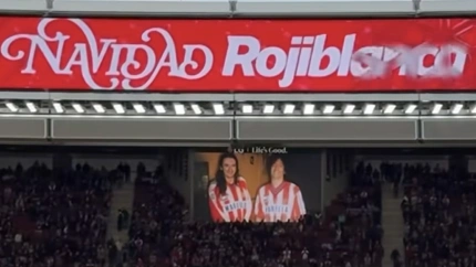 Imagen proyectada en las pantallas