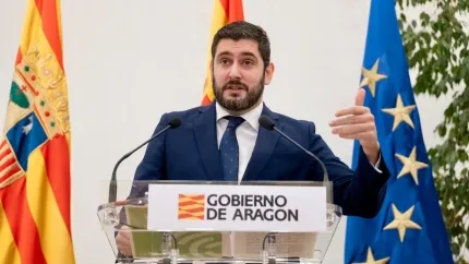 El portavoz de Vox en las Cortes de Aragón, Alejandro Nolasco