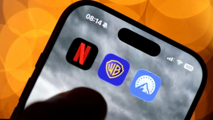 Logotipos de las aplicaciones de Netflix, Warner Brothers y Paramount
