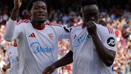 Spanish La Liga EA Sports soccer match Sevilla FC vs Real Oviedo at Ramon Sanchez Pizjuan stadium in Sevilla, Spain. 14 December 2025JORNADA 16 LIGA PRIMERA DIVISION900/Cordon Press