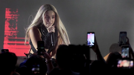 Lola Índigo, en un concierto en Bogotá