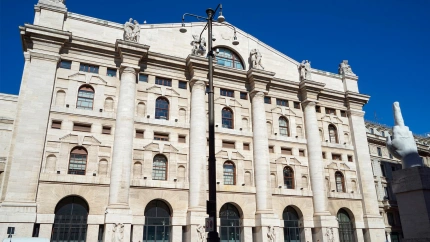 Edificio de la Bolsa en Milán