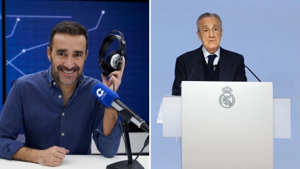 Juanma Castaño y Florentino Pérez