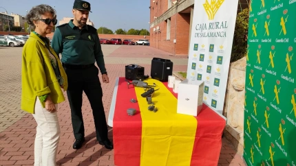 Pedro Merino Castro cuando era teniente coronel jefe de la Comandancia de la Guardia Civil de Salamanca