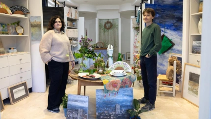 Carlos López y marta Díez (Diario de Navarra)