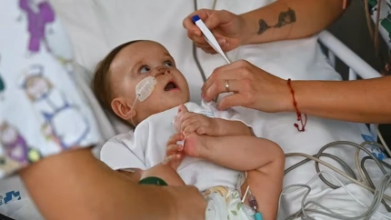 Mariami, primera bebé en España con un trasplante parcial de corazón