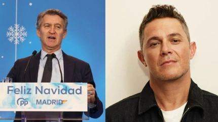 Feijoo y Alejandro Sanz