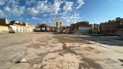 Zona donde irá ubicado el Centro de Salud de San Cristóbal en Lorca