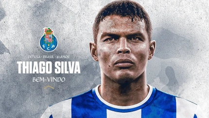Thiago Silva jugó en 2004 en el filial del Oporto en su primera experiencia en Europa.