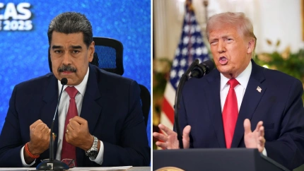 Nicolas Maduro y Donald Trump