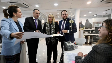 26/12/2025 Granada.- Diputación impulsa 66 nuevas viviendas protegidas en Las Gabias.El presidente de la Diputación de Granada, Francis Rodríguez, ha presentado una nueva promoción de 66 viviendas de protección oficial en el municipio de Las Gabias, ubicada en la Calle Estación de Tranvías número 26.POLITICA ANDALUCÍA ESPAÑA EUROPA GRANADADIPUTACIÓN DE GRANADA