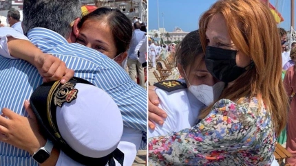 Reencuentro de una familia ovetense que podrá comer junta en Navidad por primera vez