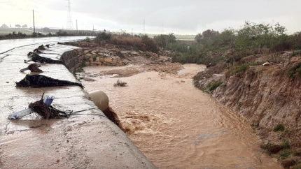 La lluvia ha caído con fuerza en San Javier
