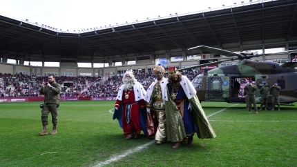 Llegada de los Reyes Magos a Las Gaunas