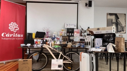 Cestas del Sorteo de Reyes de Cáritas